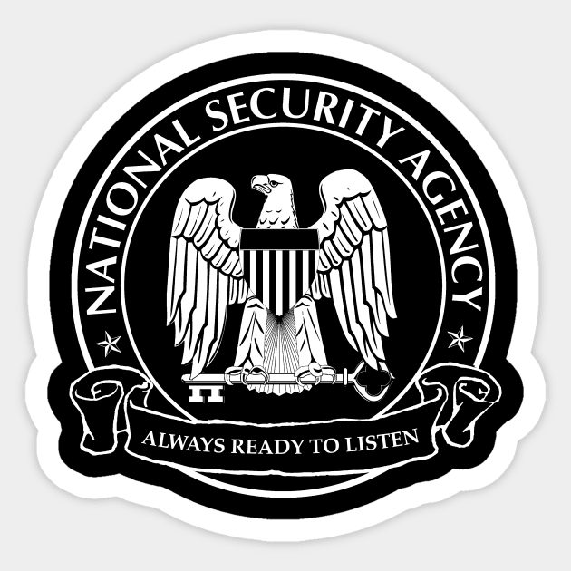 NSA Listening Tour Sticker by jamacfarlane